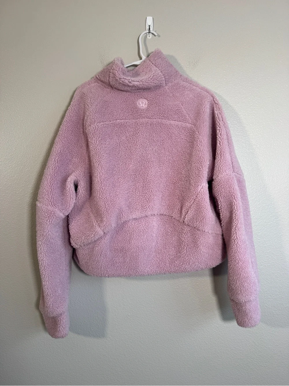 Lululemon Scuba Oversized Fleece Funnel Neck in Pink Peony - M/L